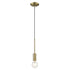 Dull Gold Mini Pendant Hanging Light